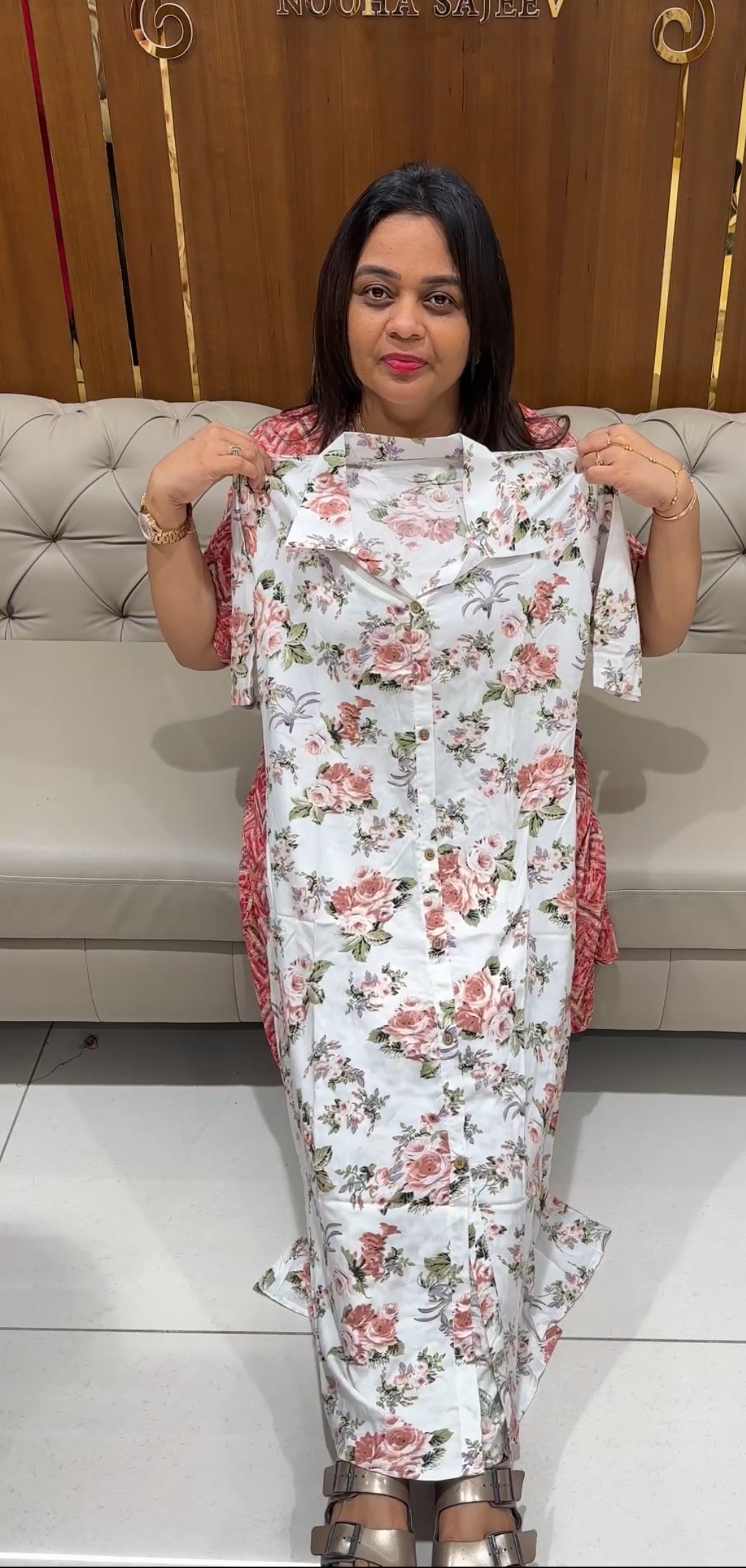 IHA'S IN-HOUSE PRINTED FROCKS - IHA 24424