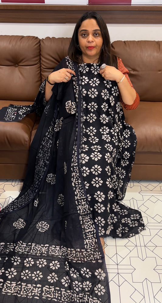 VISCOSE GEORGETTE UNSTITCHED SALWAR SUITS - IHA 22784
