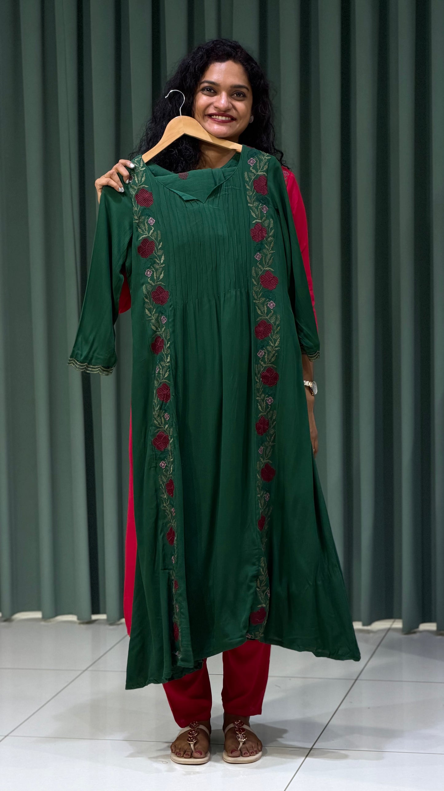 RAYON  TOP, BOTTOM AND DUPATTA - IHA 31364