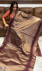 TISSUE BANARASI SILK SAREES - IHA 18591