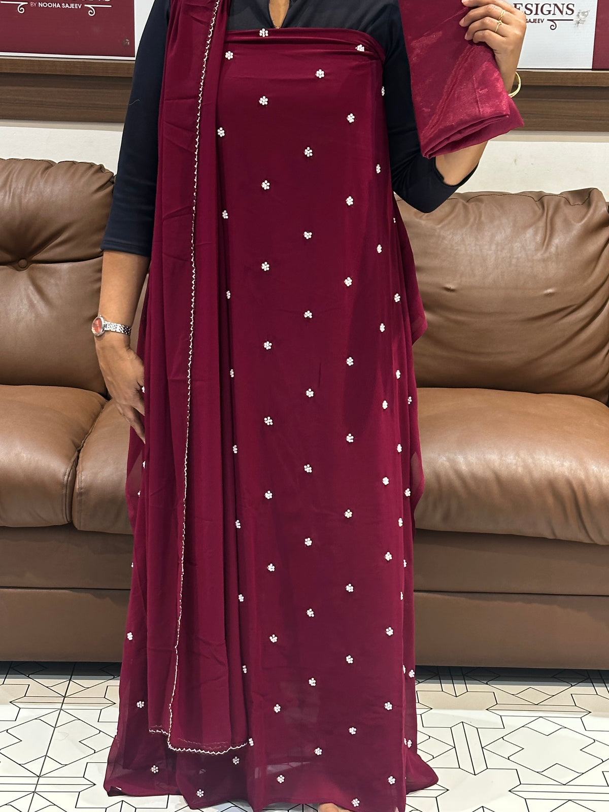 OFFER SALES UNSTITCHED SALWAR SUITS - IHA 35834