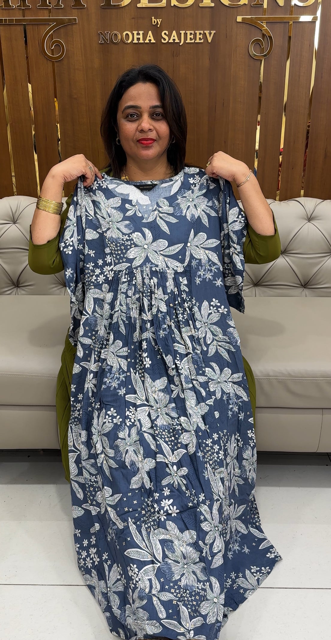 PRINTED RAYON TOPS - IHA 25632