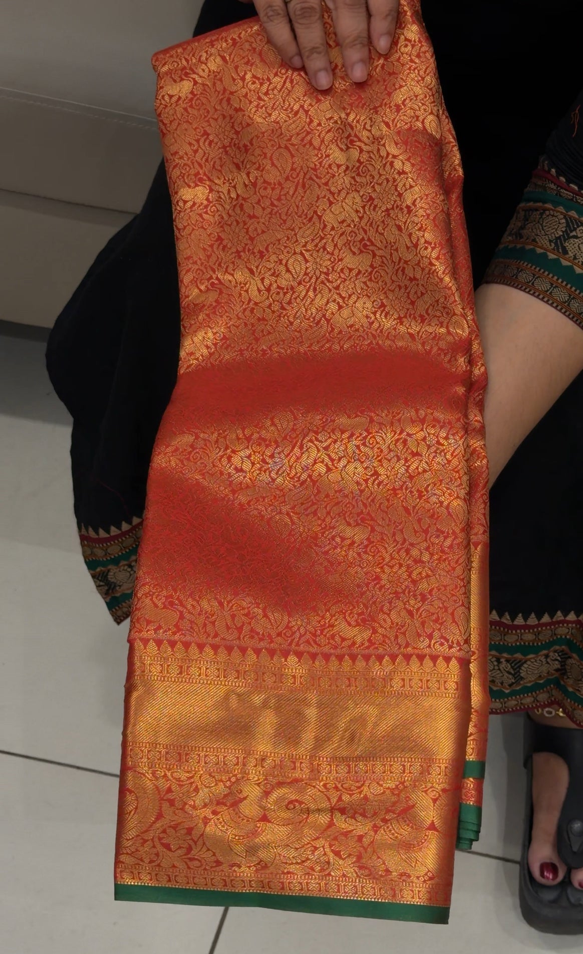 DESIGNER BROCADE SAREES - IHA 28698