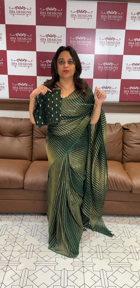 BUDGET BUY GEORGETTE SAREES - IHA 25177