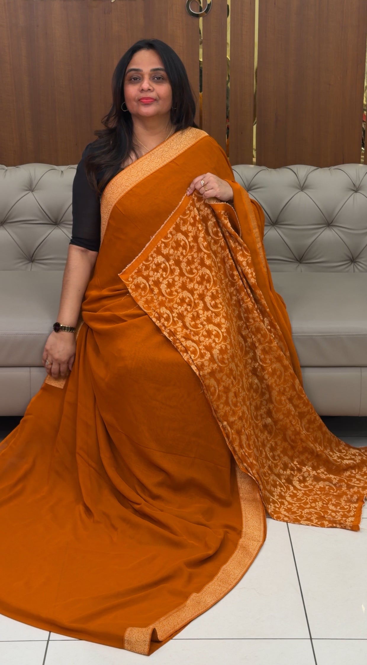 GEORGETTE SAREES - IHA 29204