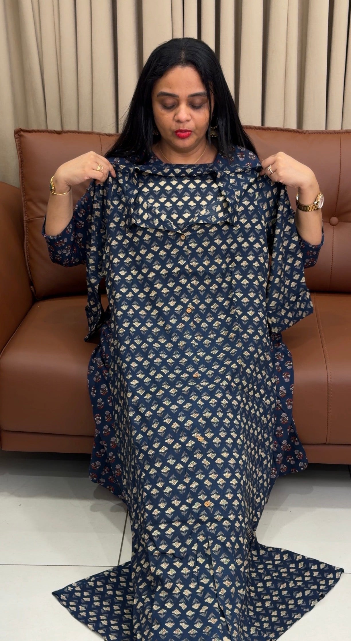 IHA'S IN-HOUSE PRINTED TUNIC TOPS - IHA 34496