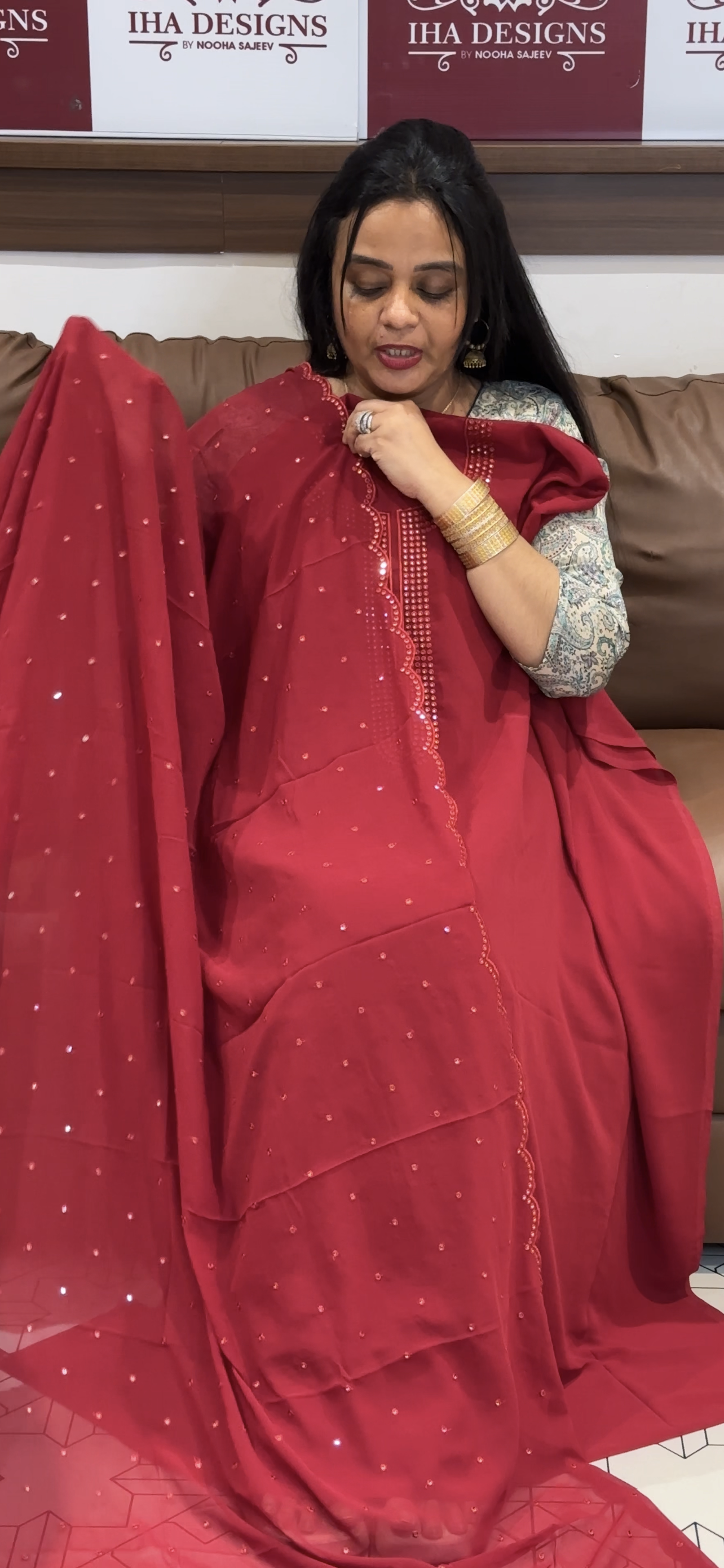 OFFER SALES UNSTITCHED SALWAR SUITS - IHA 34980