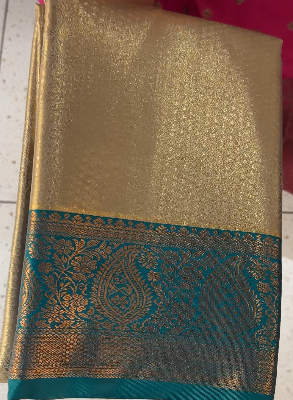 TISSUE KANCHIPURAM SAREES - IHA 18538