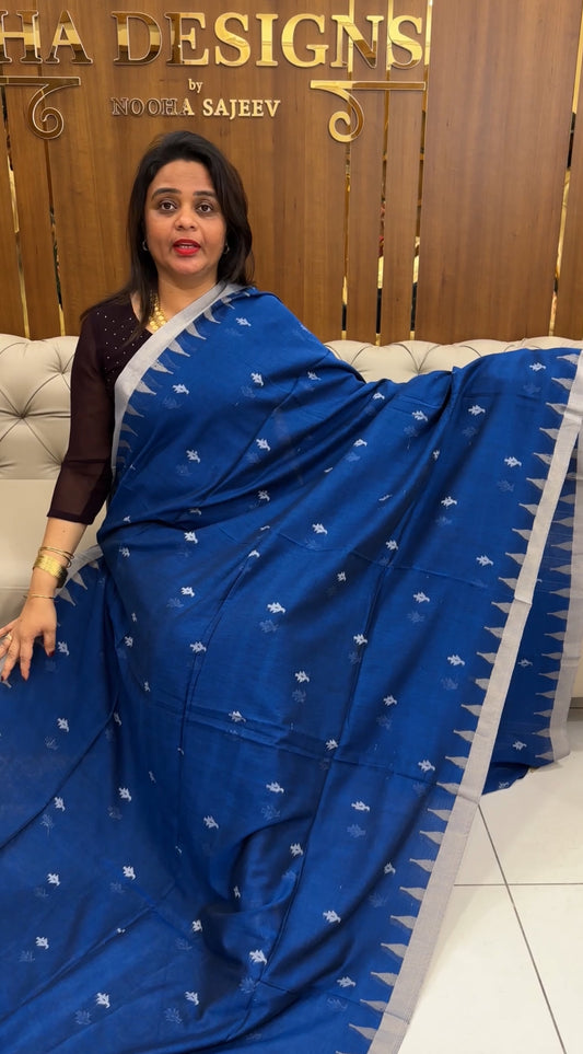 HANDLOOM COTTON SAREES - IHA 25581