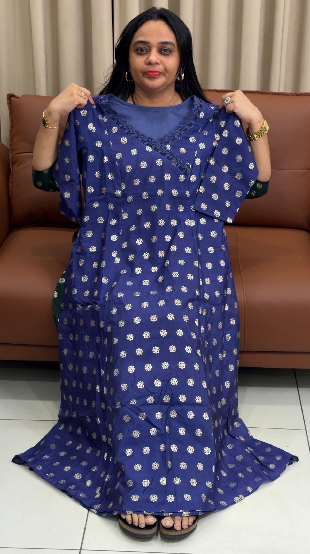 IHA'S IN-HOUSE BANARASI ALINE TOPS - IHA 35345