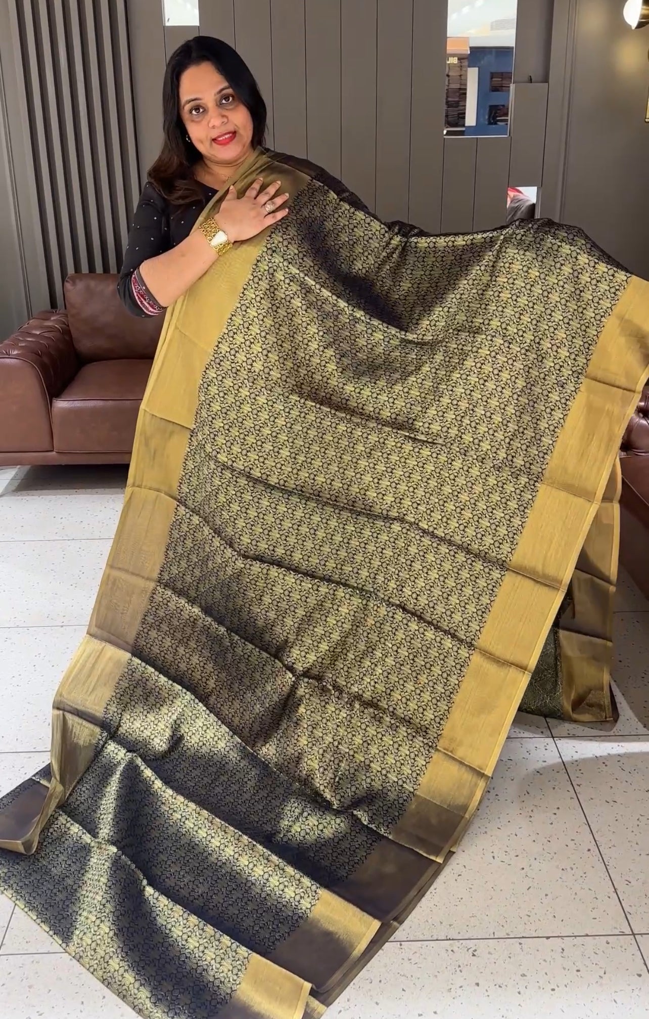 SEMI KATAN SAREES - IHA 19019