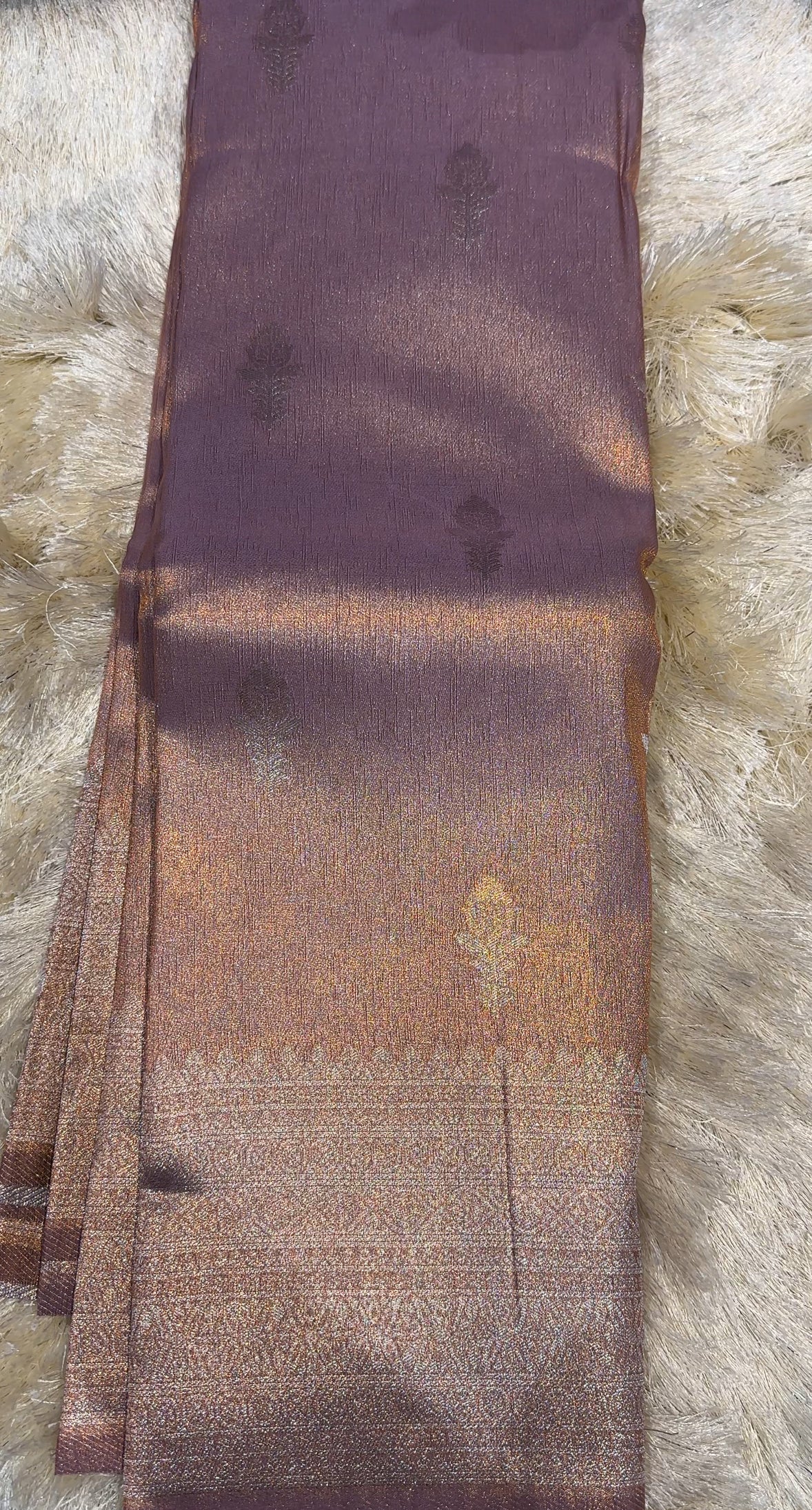 SEMI TISSUE SAREES - IHA 27811