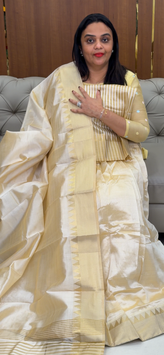 SEMI STITCHED DHAVANI SETS - IHA 31997