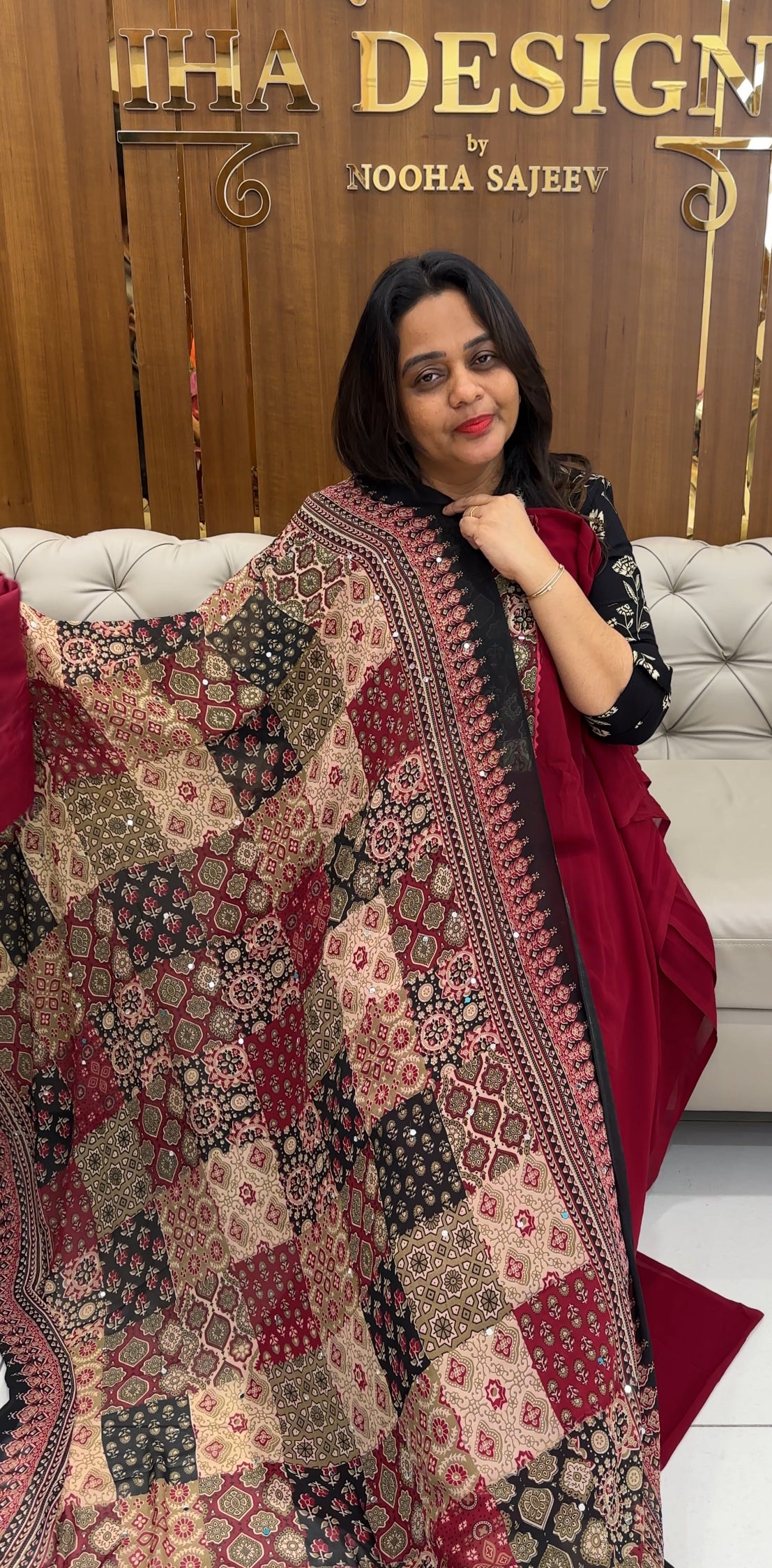 FORWARD FAUX GEORGETTE UNSTITCHED SALWAR SUITS - IHA 26825