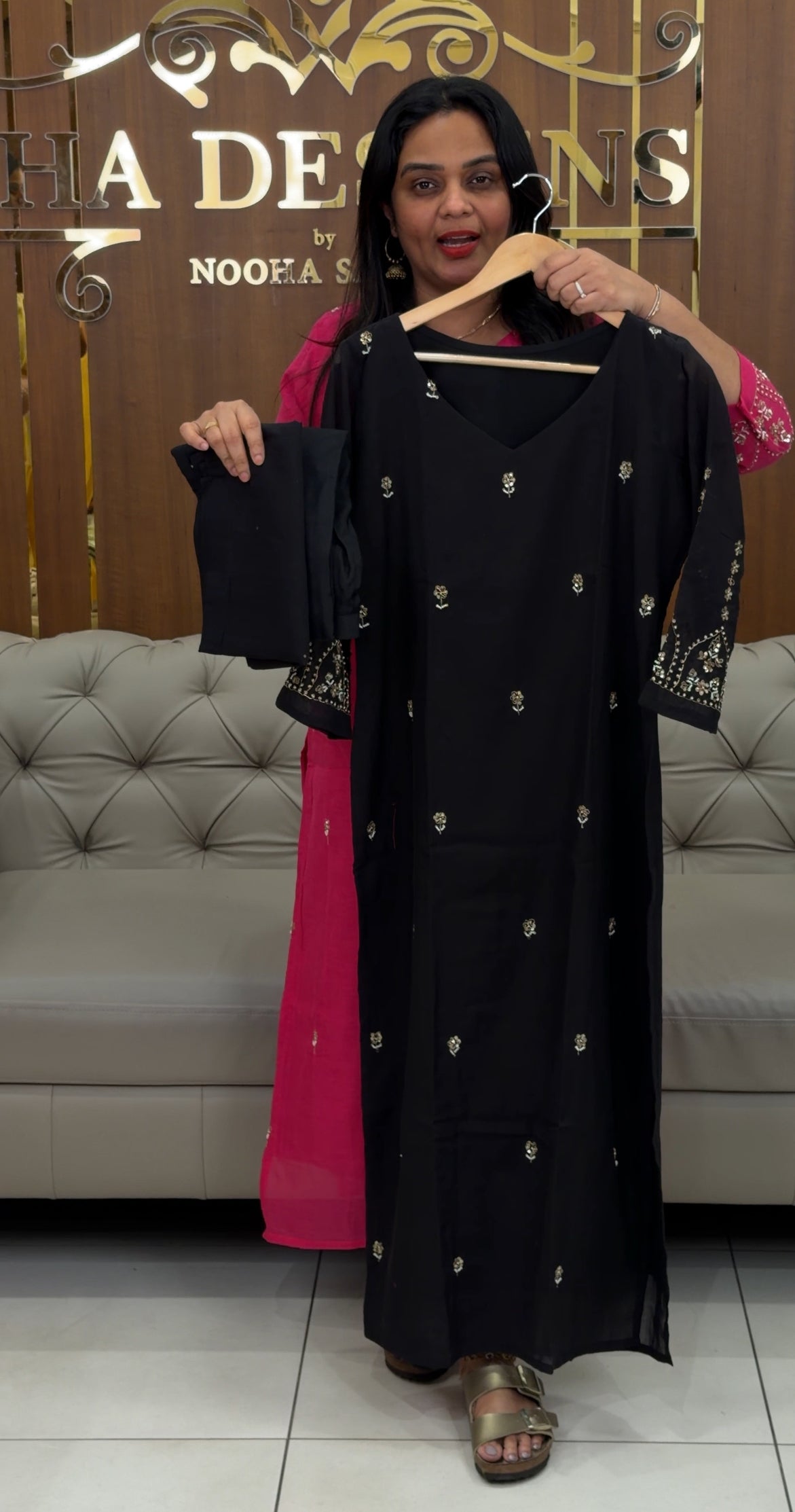 IHA'S IN-HOUSE BANARASI TOP,BOTTOM AND DUPATTA - IHA 30927