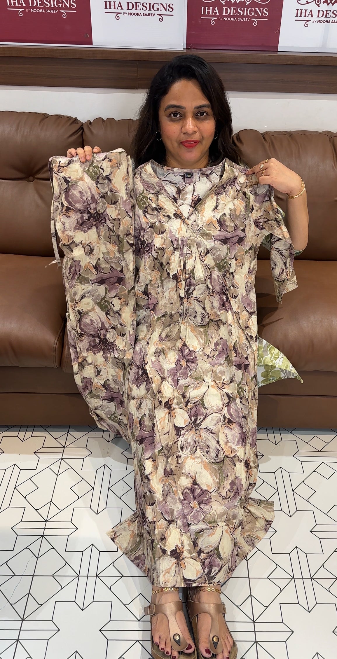 PRINTED COTTON CO-ORDS SETS - IHA 26254