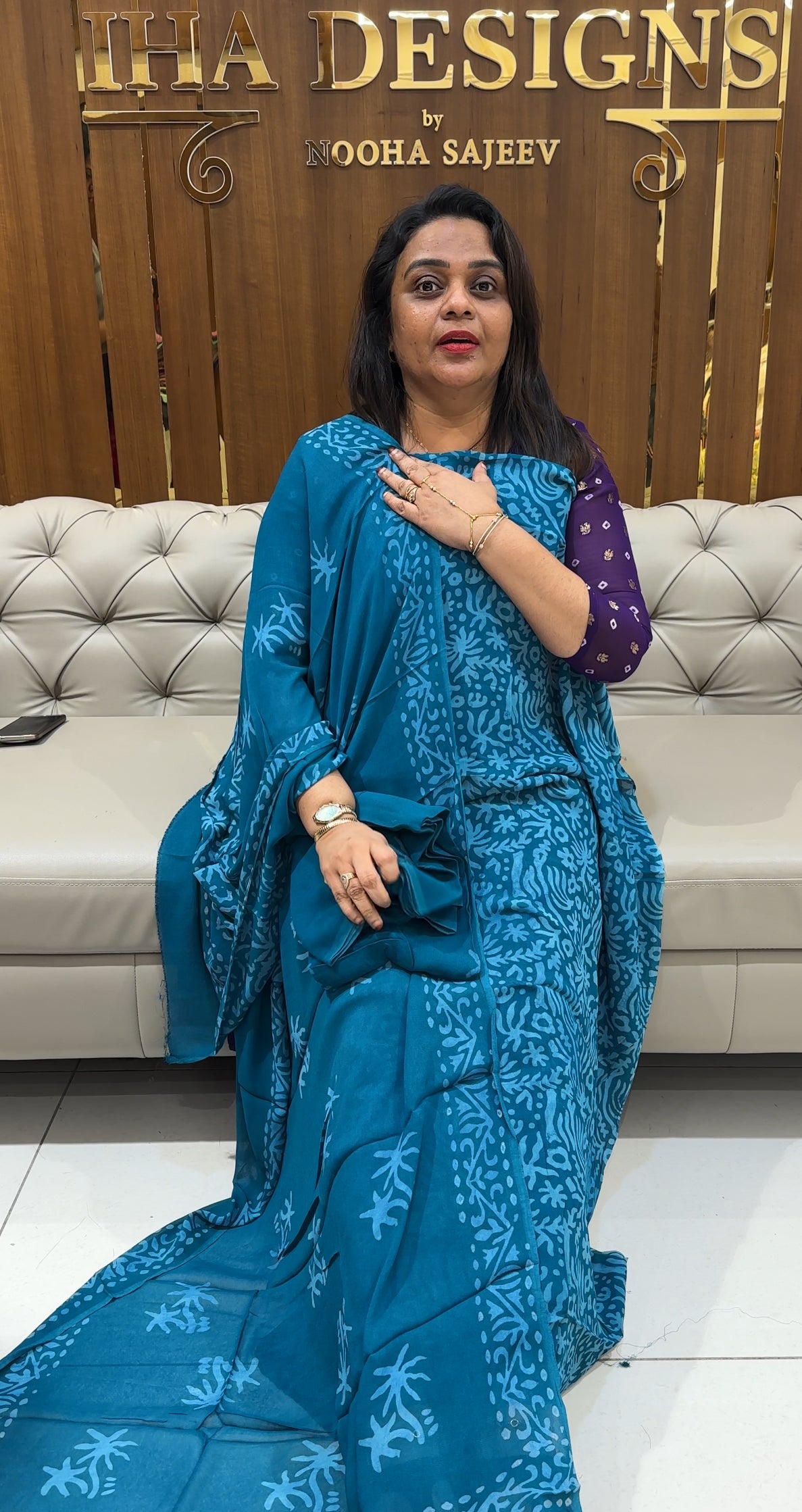 BATIK PRINTED UNSTITCHED SALWAR SUITS - IHA 24956