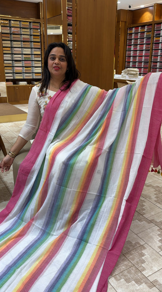MUL COTTON SAREES - IHA 25674