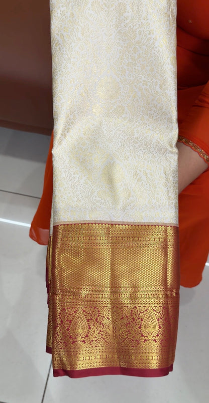 SEMI KANCHIPURAM SAREES - IHA 34254