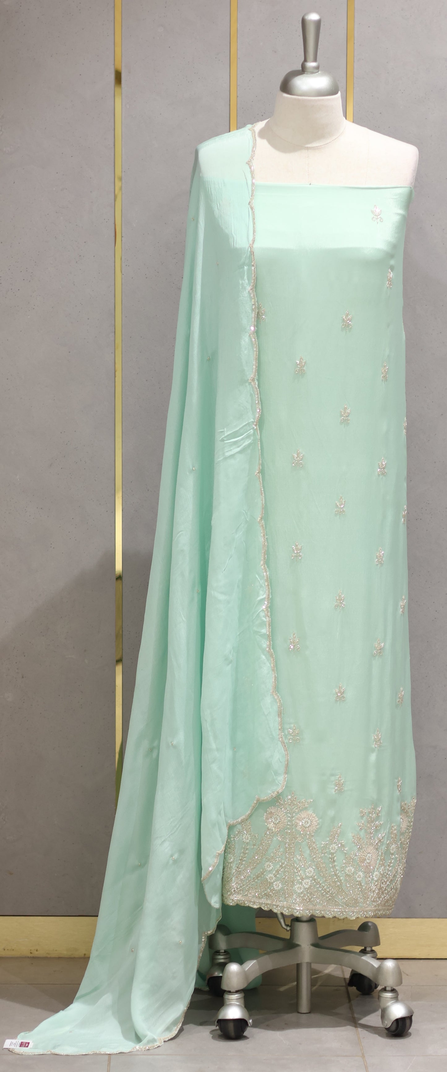 PARTY WEAR UNSTICHED SALWAR SUITS - IHA 26787