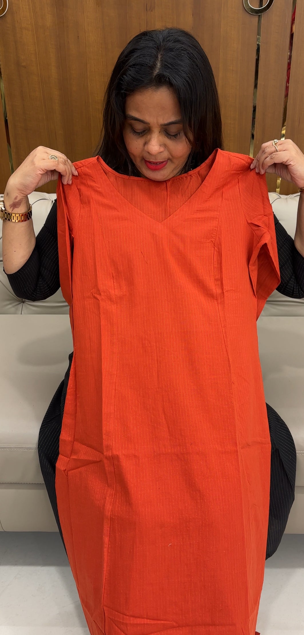 HANDLOOM COTTON ALINE TOPS  - IHA 26350