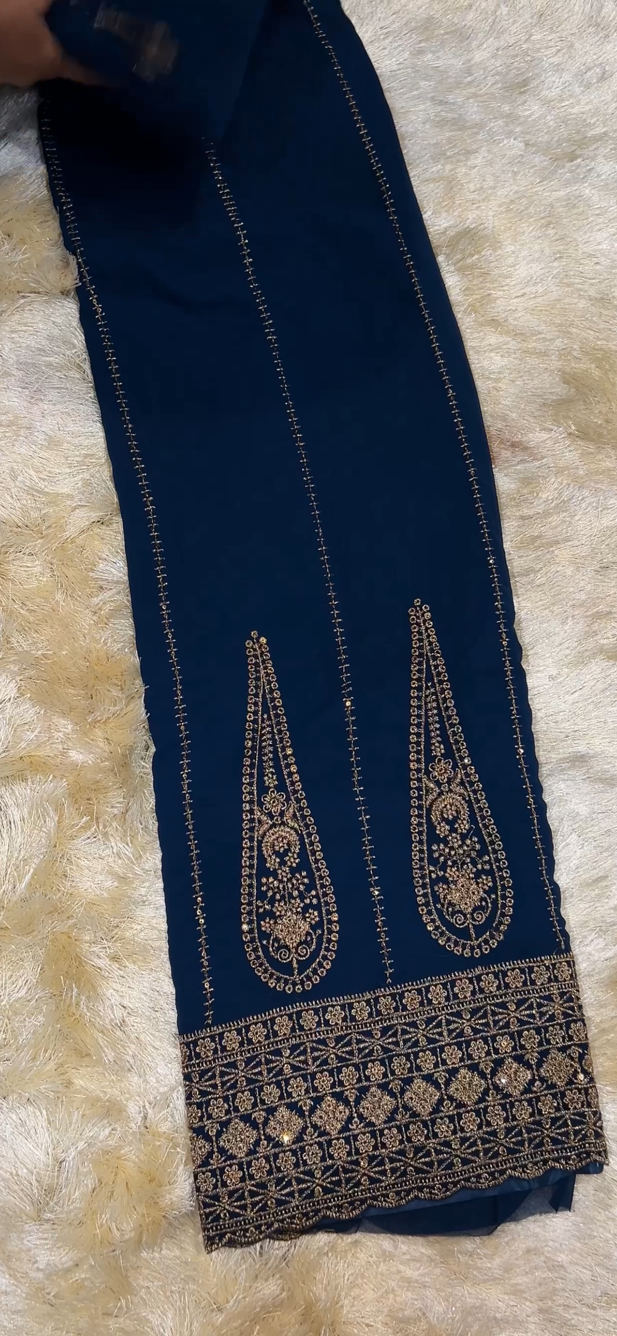 GEORGETTE UNSTITCHED SALWAR SUITS - IHA 36008