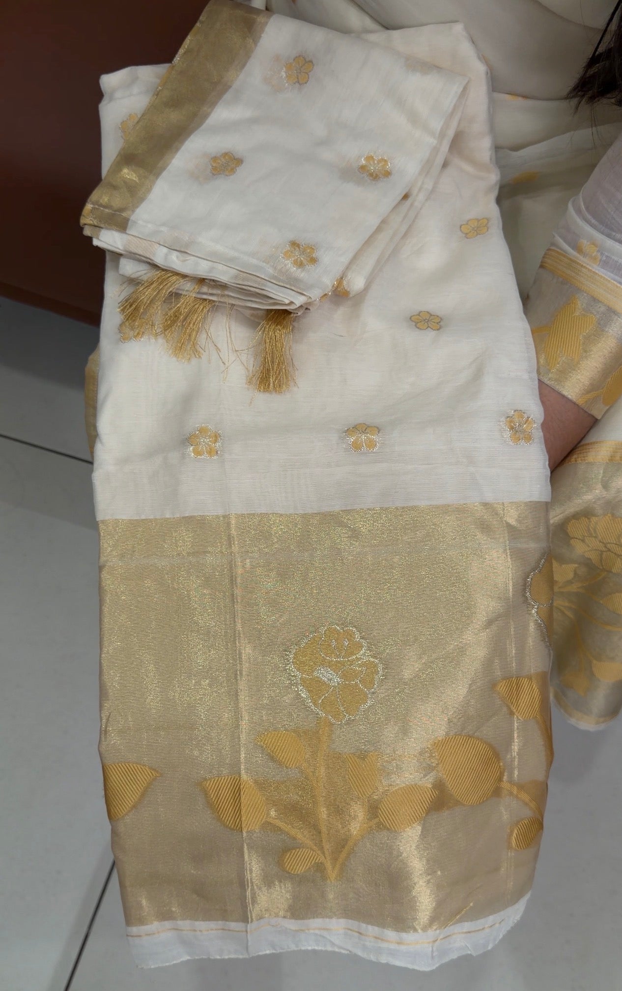 JAMDANI UNSTITCHED SALWAR SUITS - IHA 34345