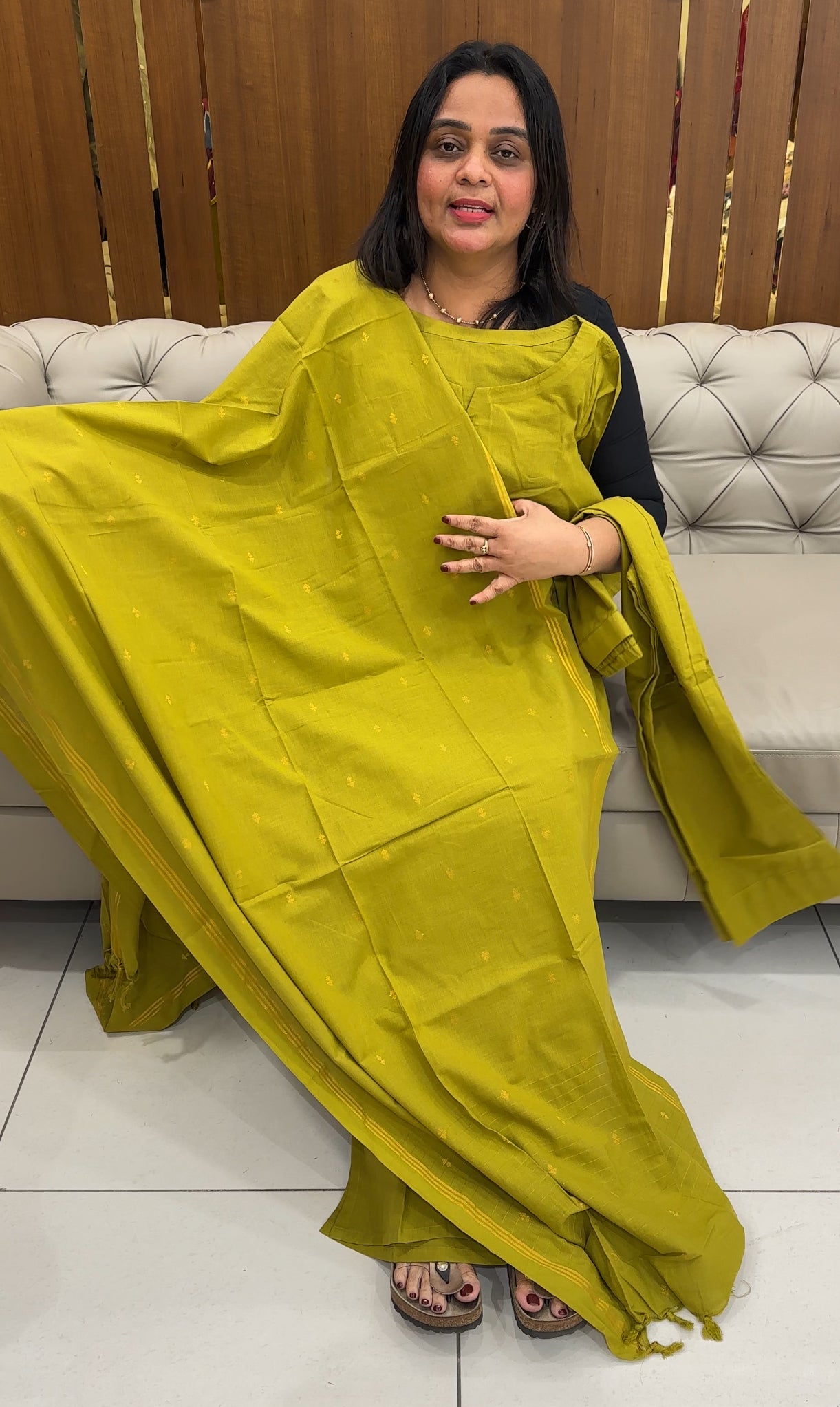 IHA'S IN-HOUSE TOP, BOTTOM AND DUPATTA - IHA 27083