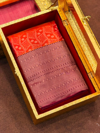 DESIGNER KANCHIPURAM  SAREES - IHA 34656