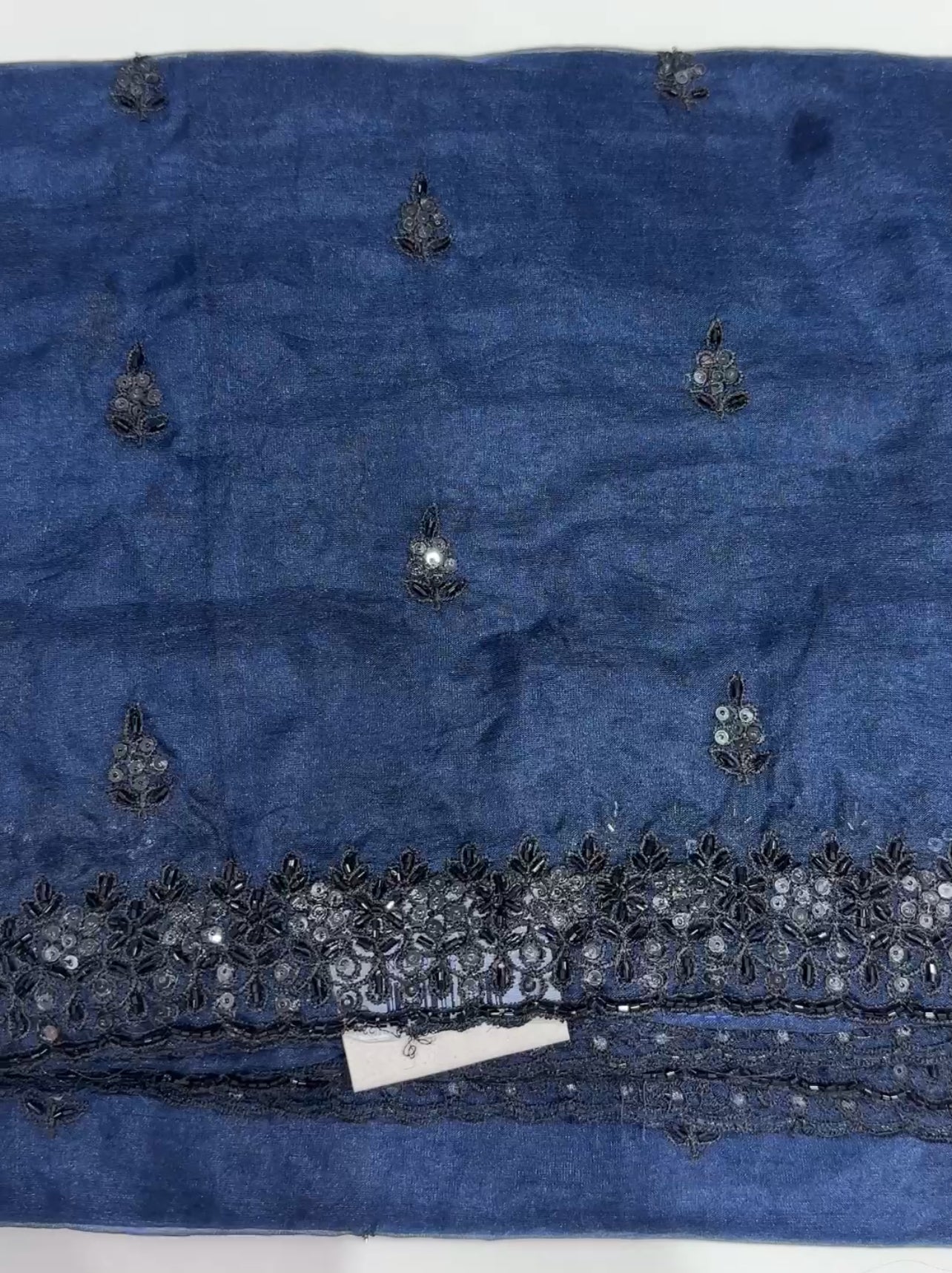 NYLON ORGANZA SAREES - IHA 27953