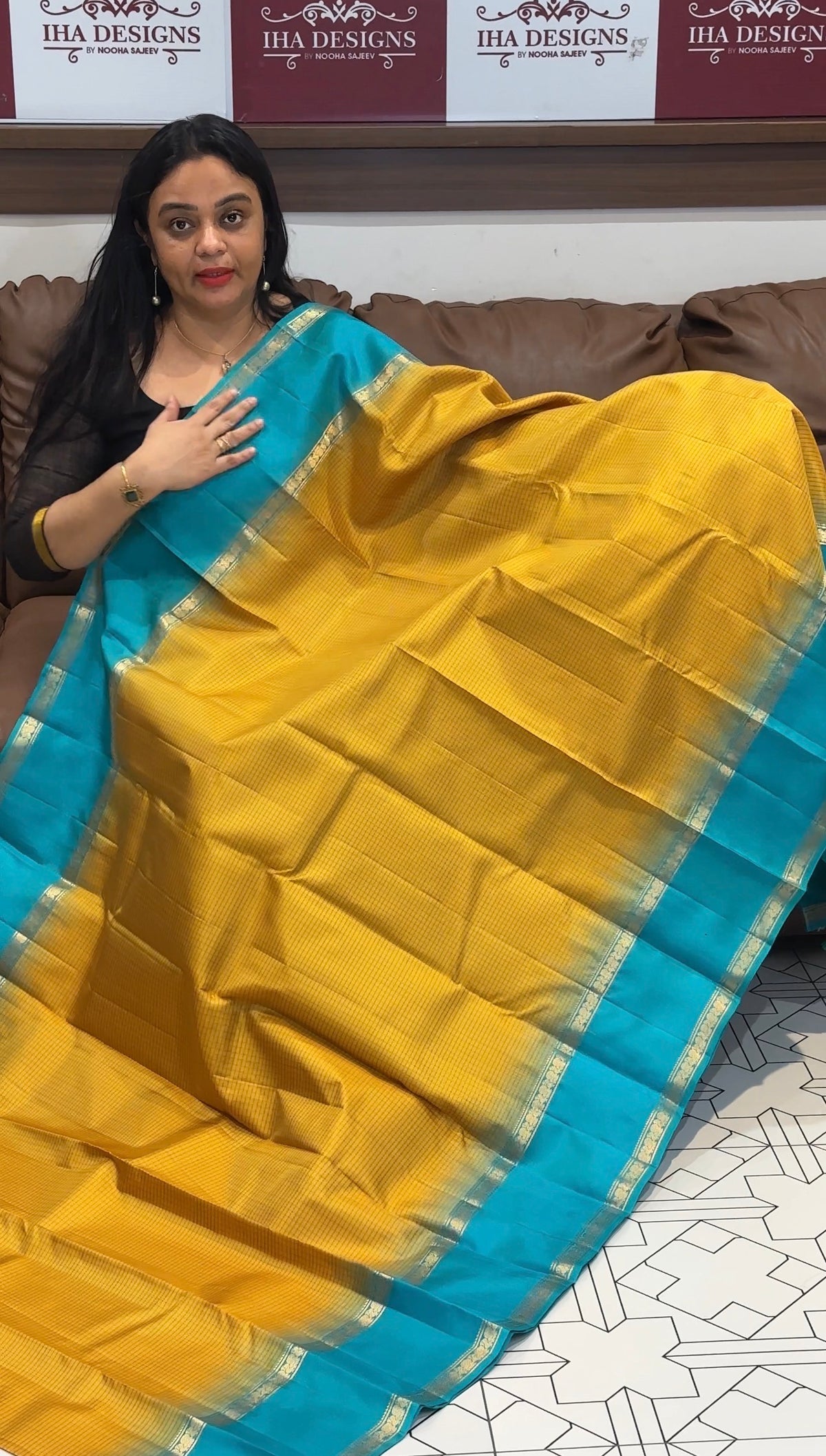 DESIGNER KANCHIPURAM SILK SAREES - IHA 35490
