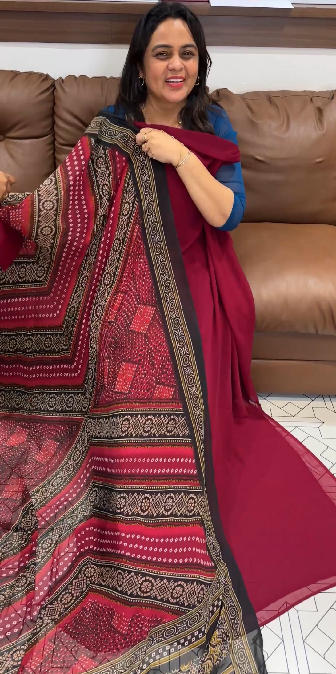 GEORGETTE UNSTITCHED SALWAR SUITS - IHA 26633