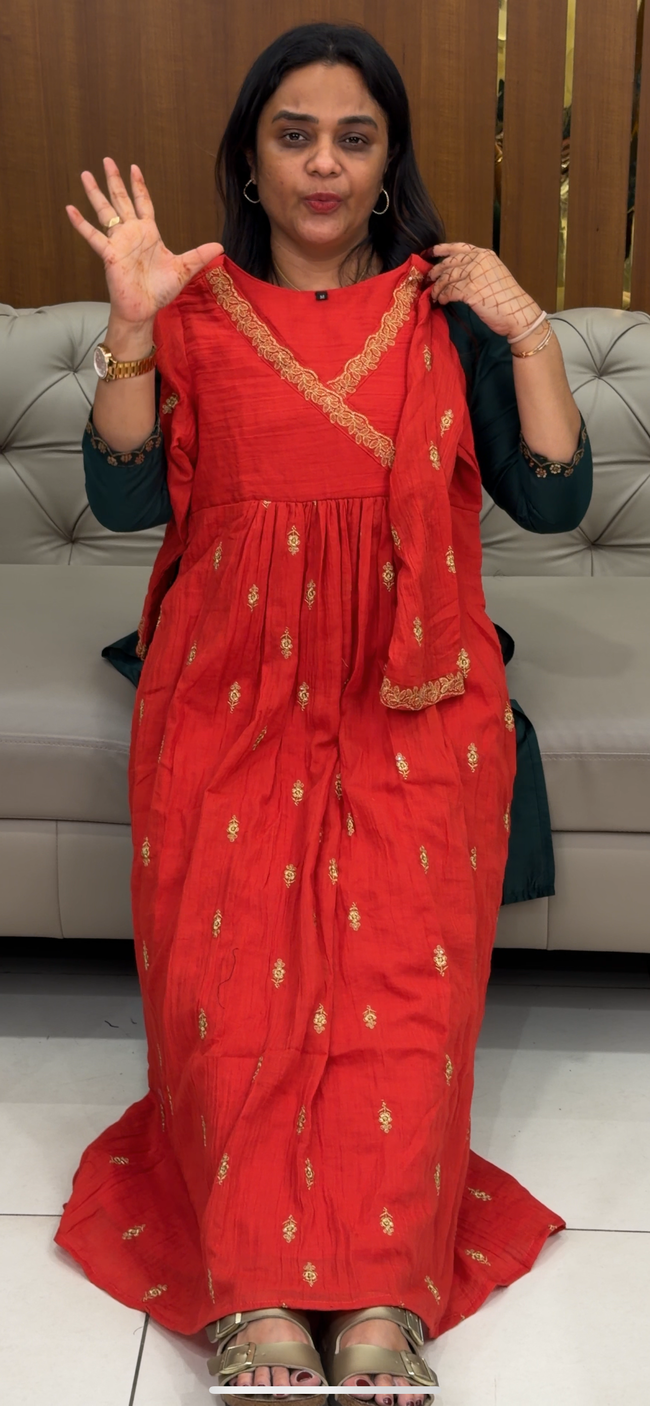 MALAI CHANDERI ALINE TOP - IHA 30376