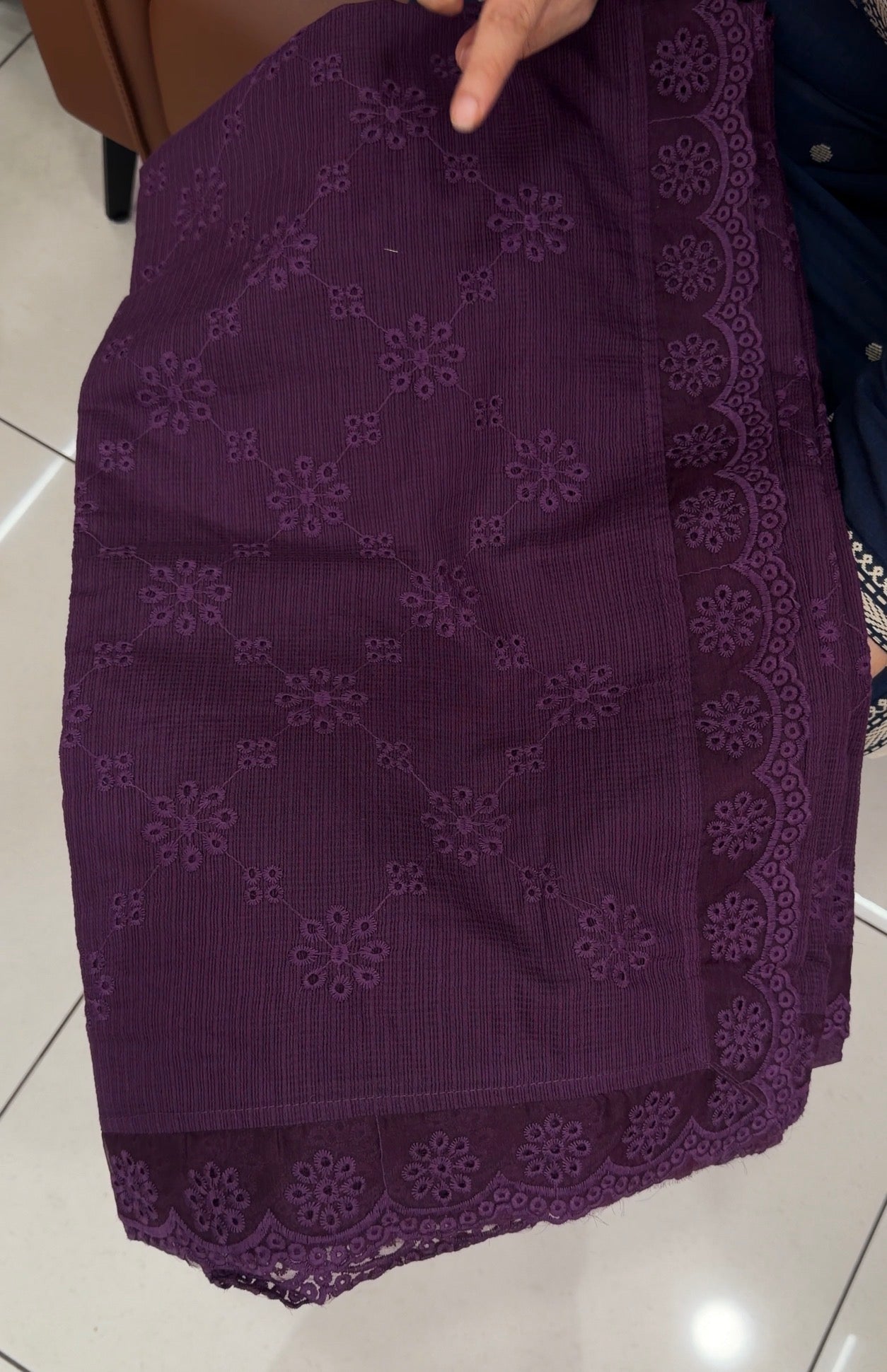 NET KOTA SAREES - IHA 34826