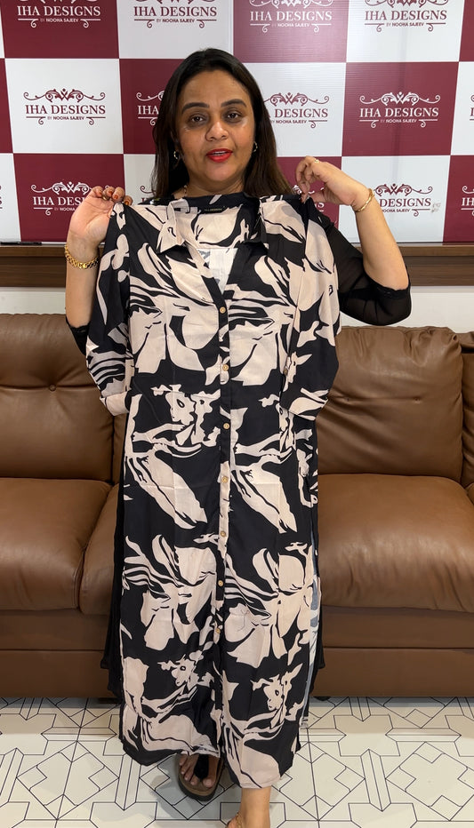 PRINTED LONG TOPS - IHA 22426