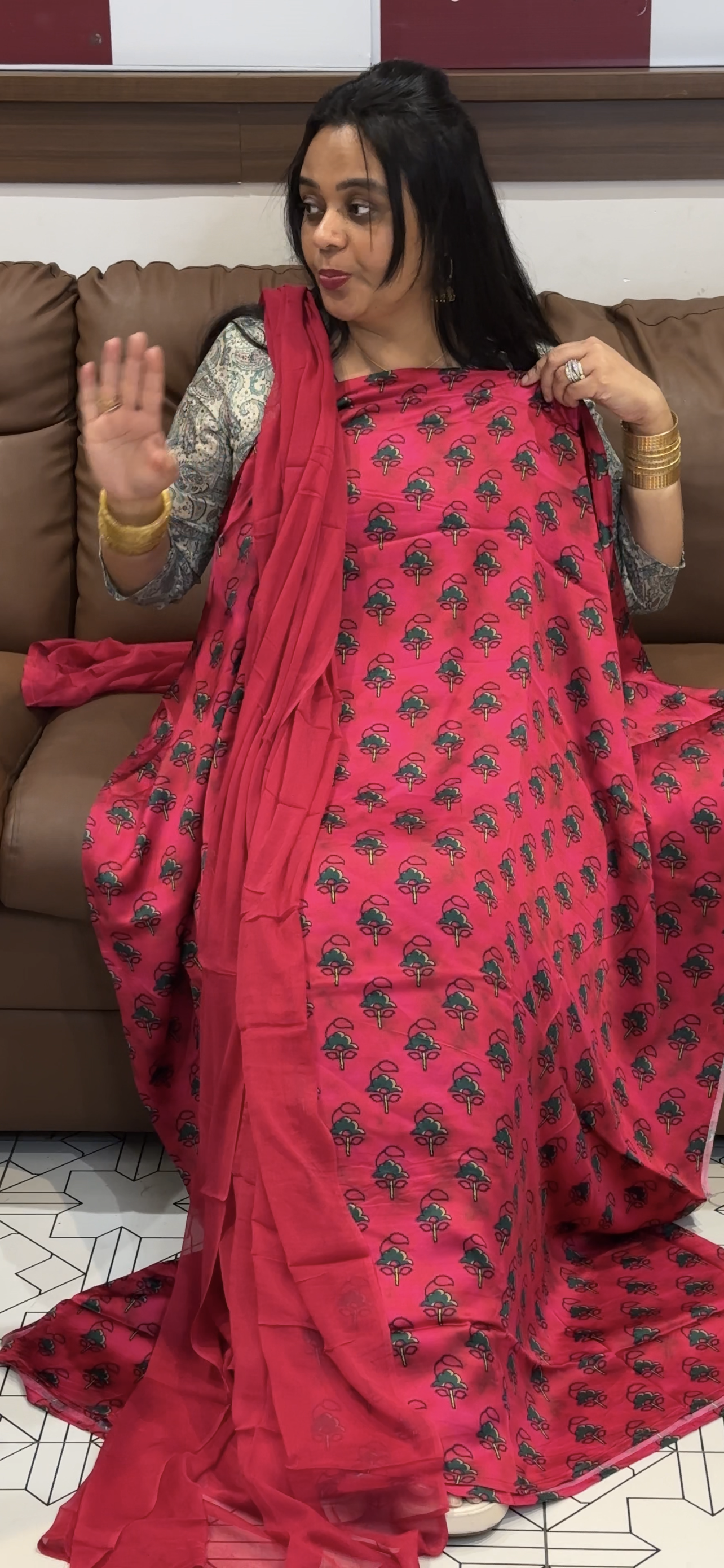 OFFER SALES UNSTITCHED SALWAR SUITS - IHA 34976