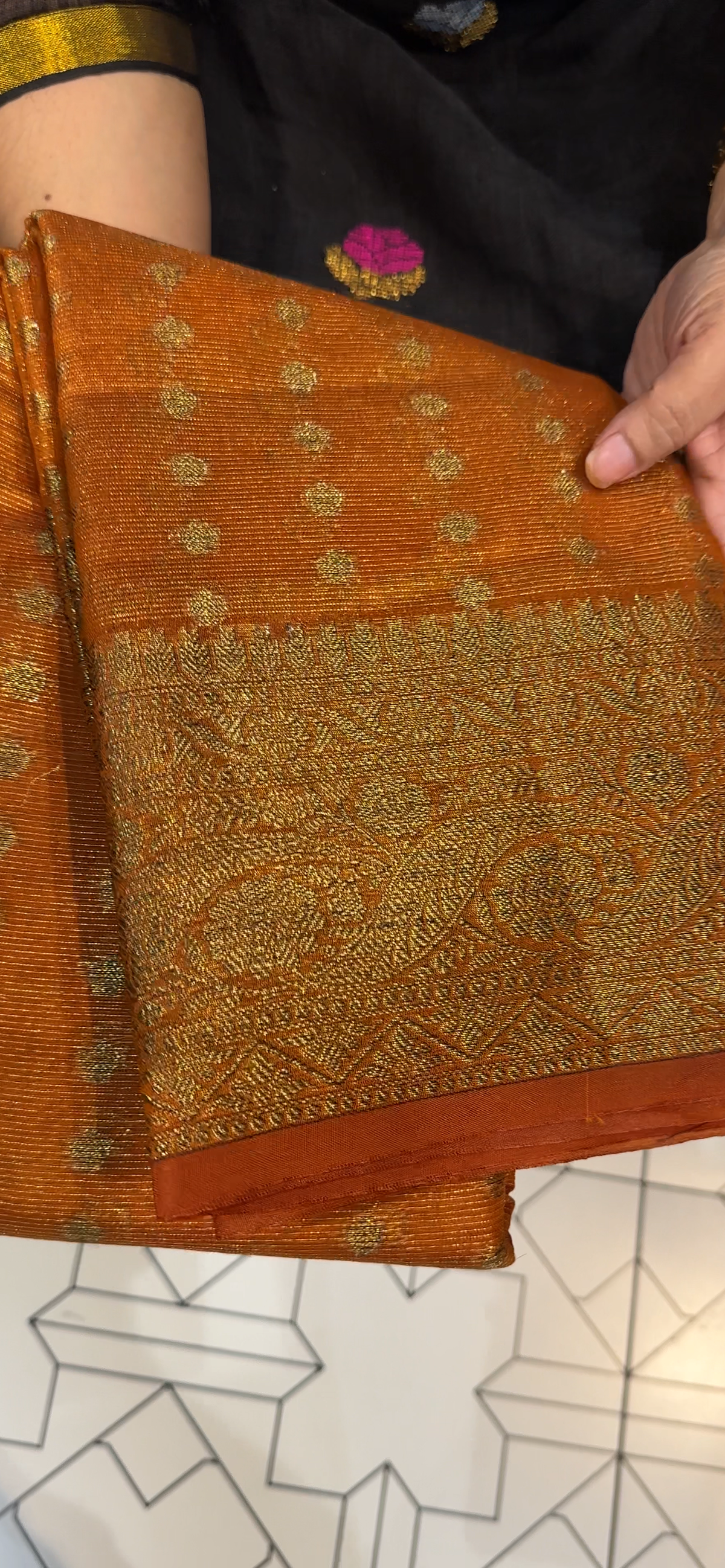 SEMI BANARASI SAREES - IHA 35461