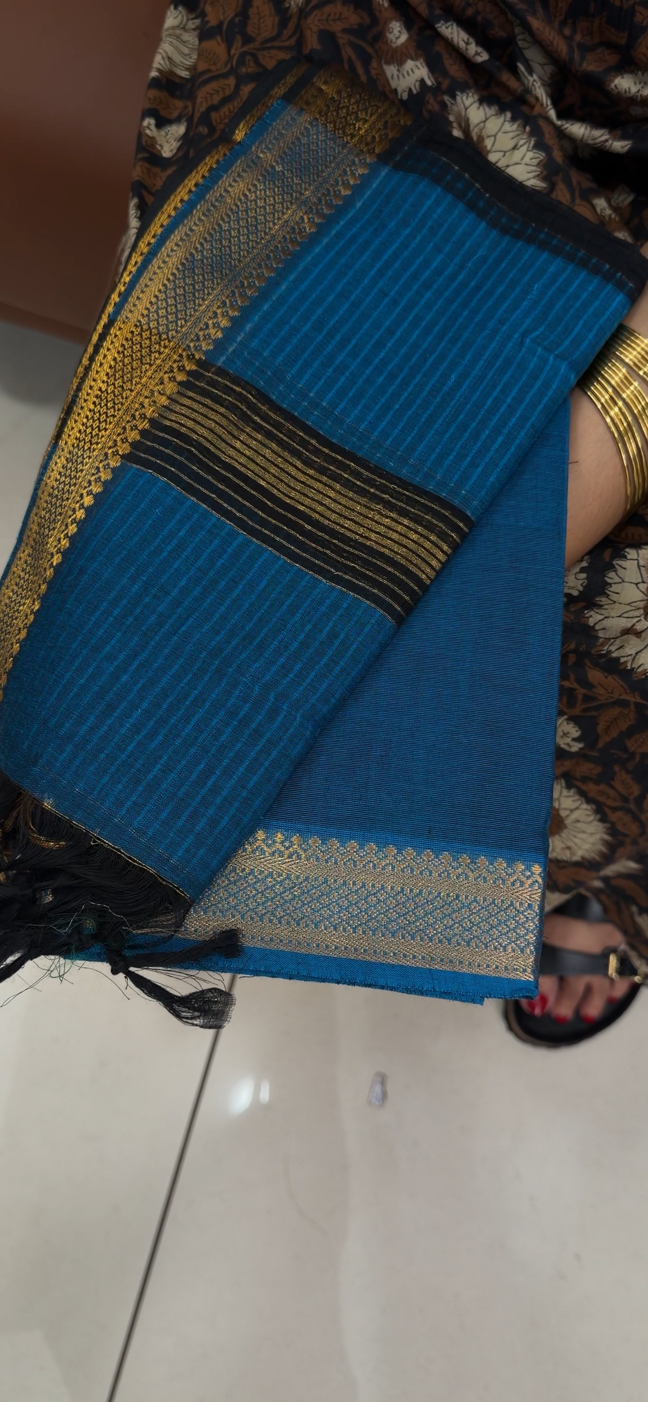 HANDLOOM UNSTITCHED SALWAR SUITS - IHA 34099
