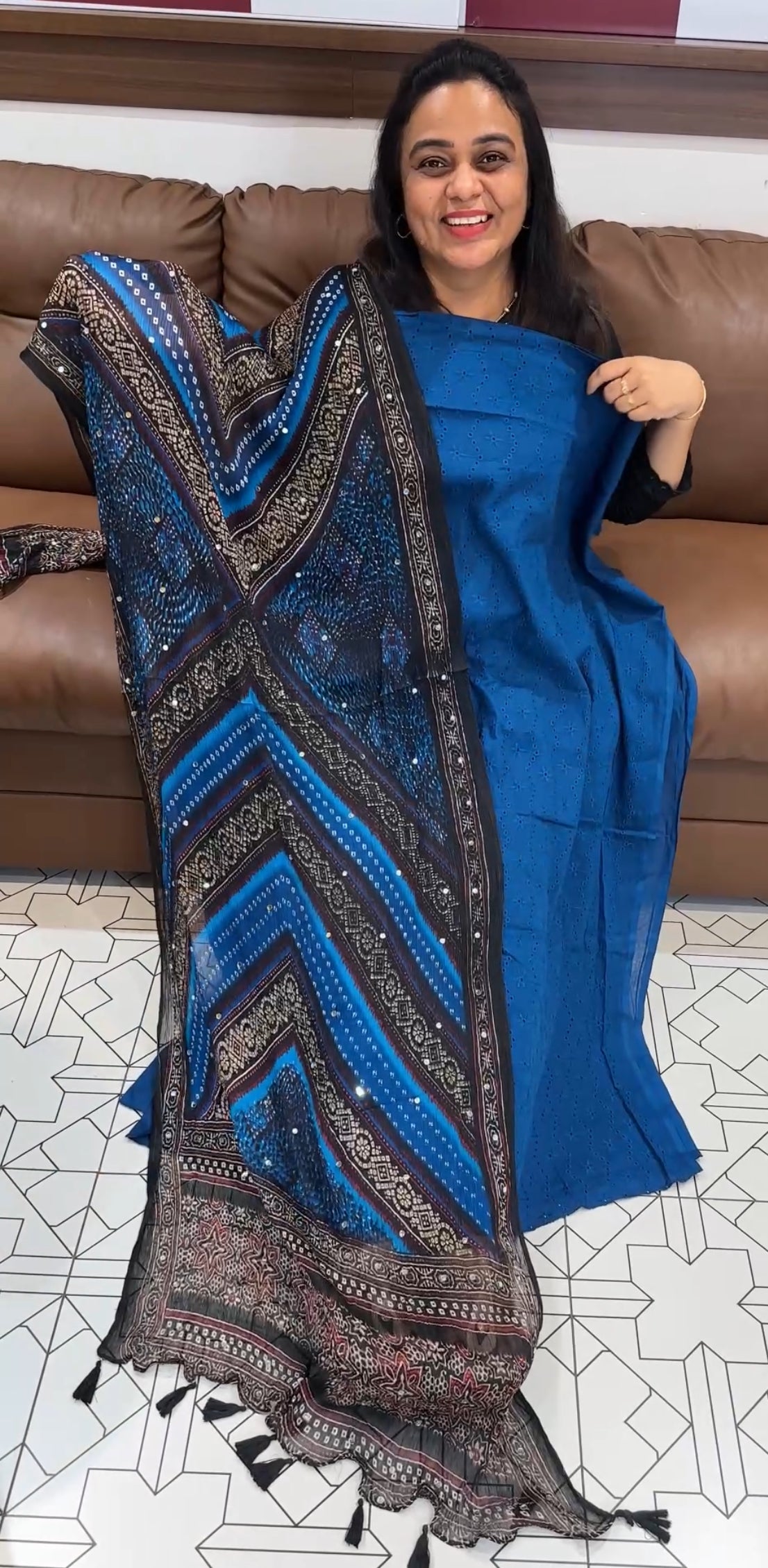 COTTON HAKOBA UNSTITCHED SALWAR SUITS - IHA 27916