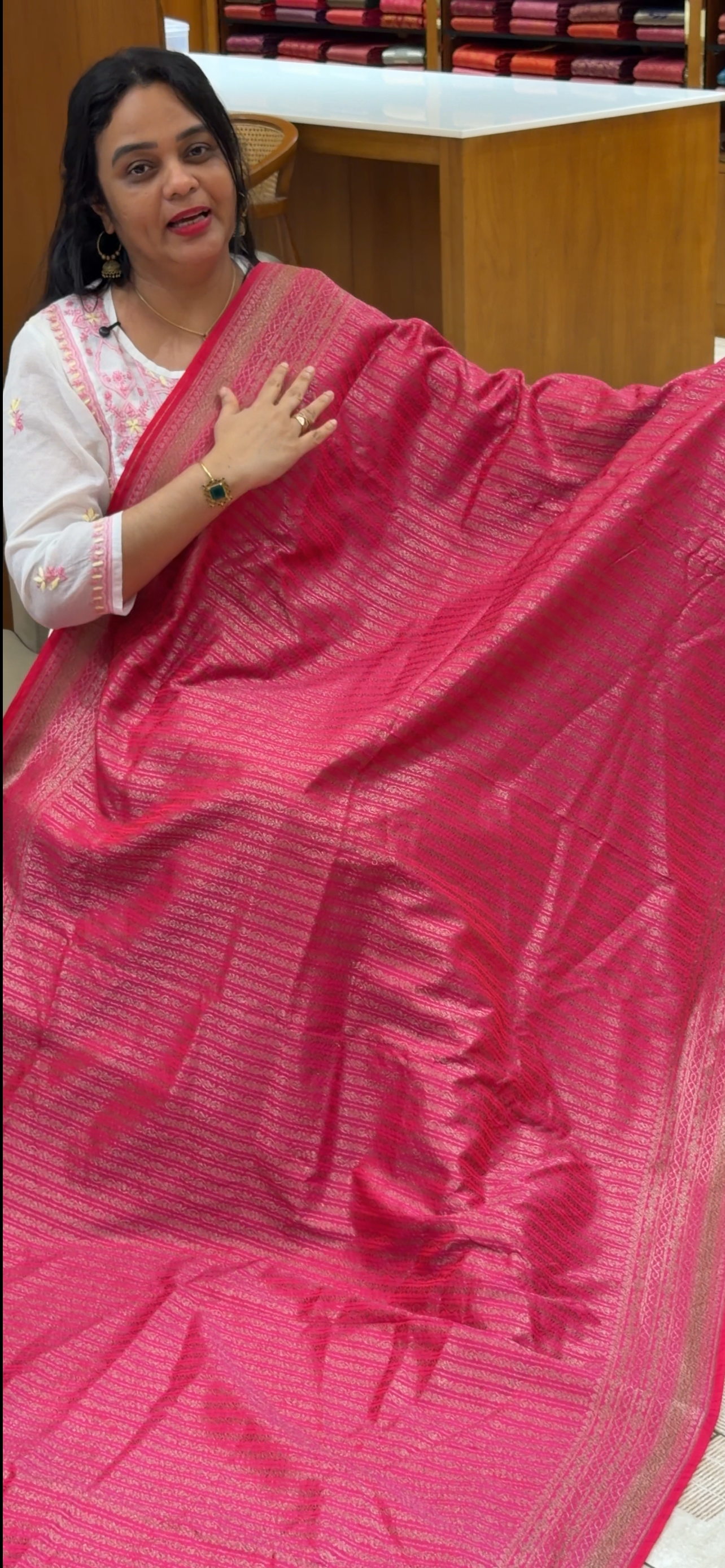 SEMI KATAN SAREES - IHA 34533