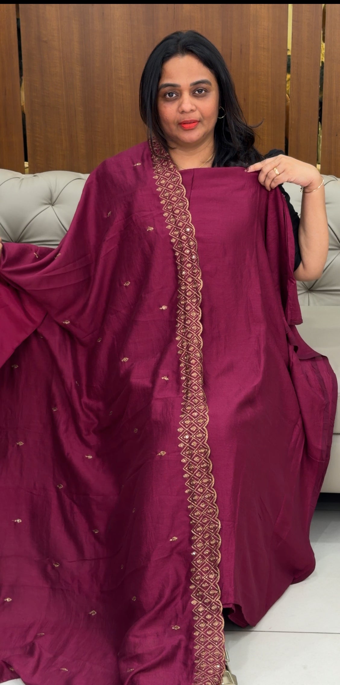 SEMI RAW SILK UNSTITCHED SALWAR SUITS - IHA 29869