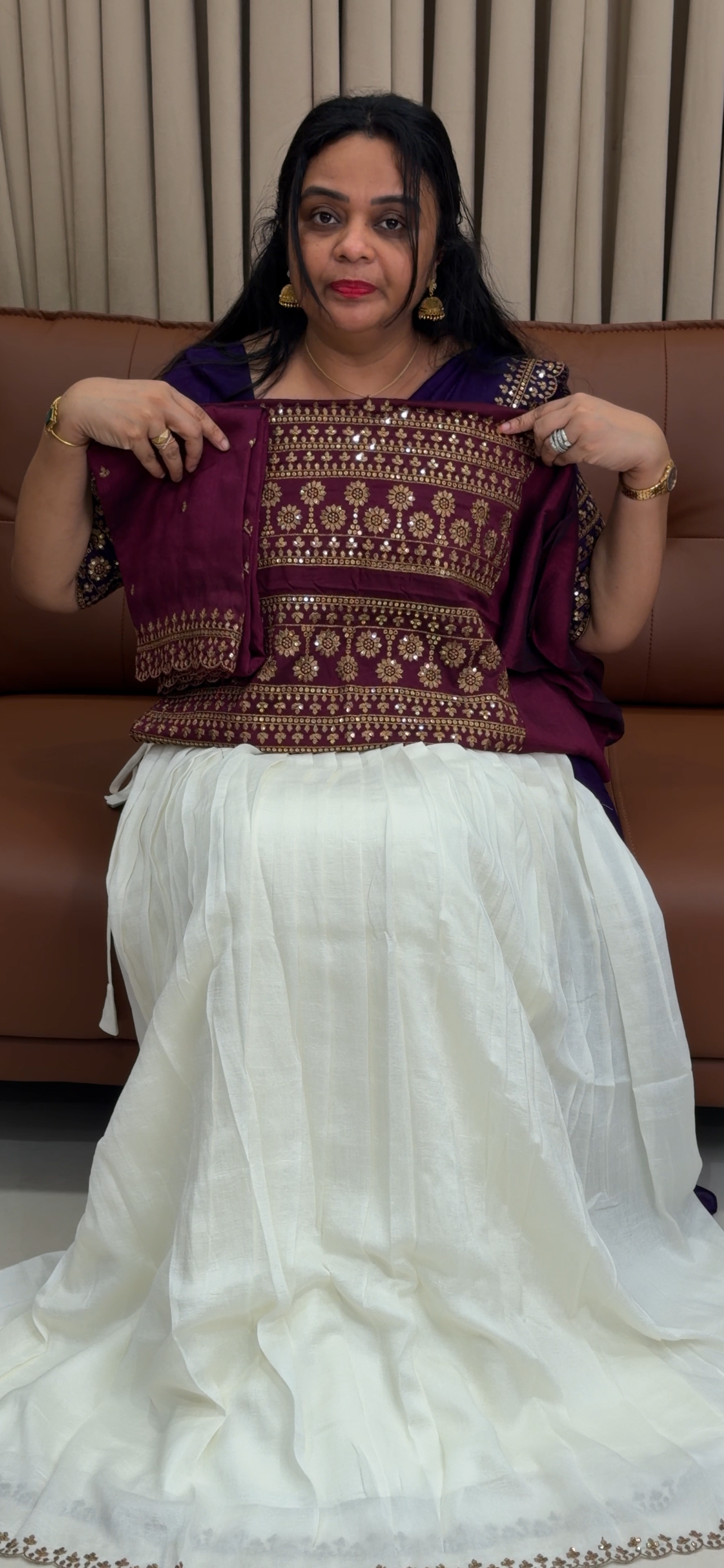 SEMI STITCHED DHAVANI SETS - IHA 34610