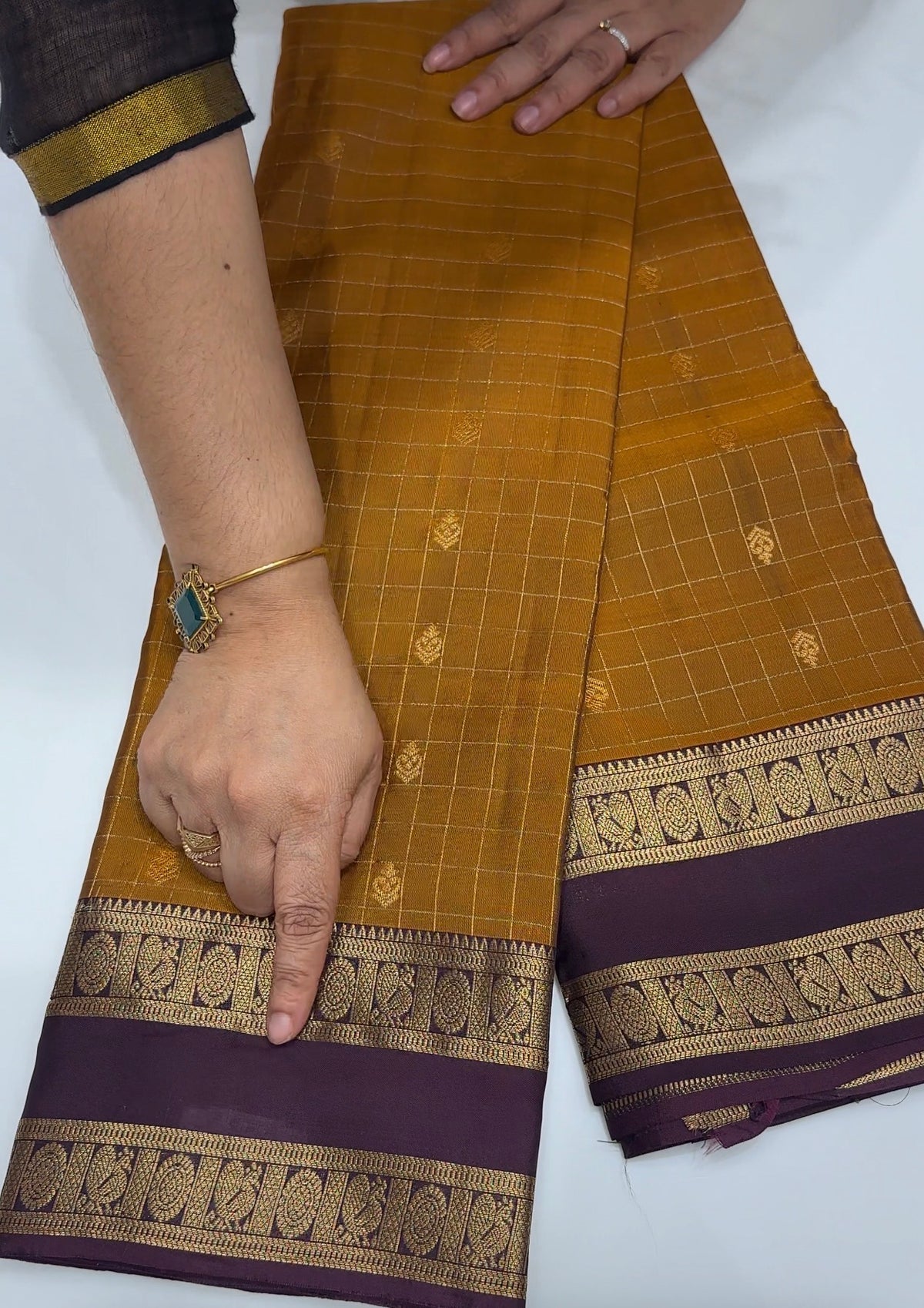SOFT SILK KANCHIPURAM SILK SAREES - IHA 35470