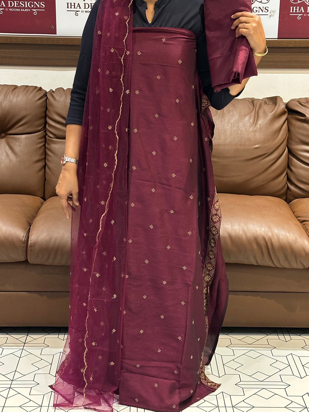 OFFER SALES UNSTITCHED SALWAR SUITS - IHA 35834