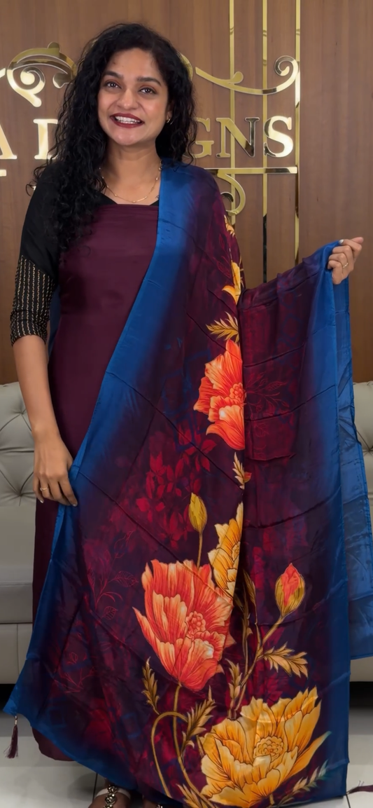 SILK UNSTITCHED SALWAR SUITS - IHA 32766