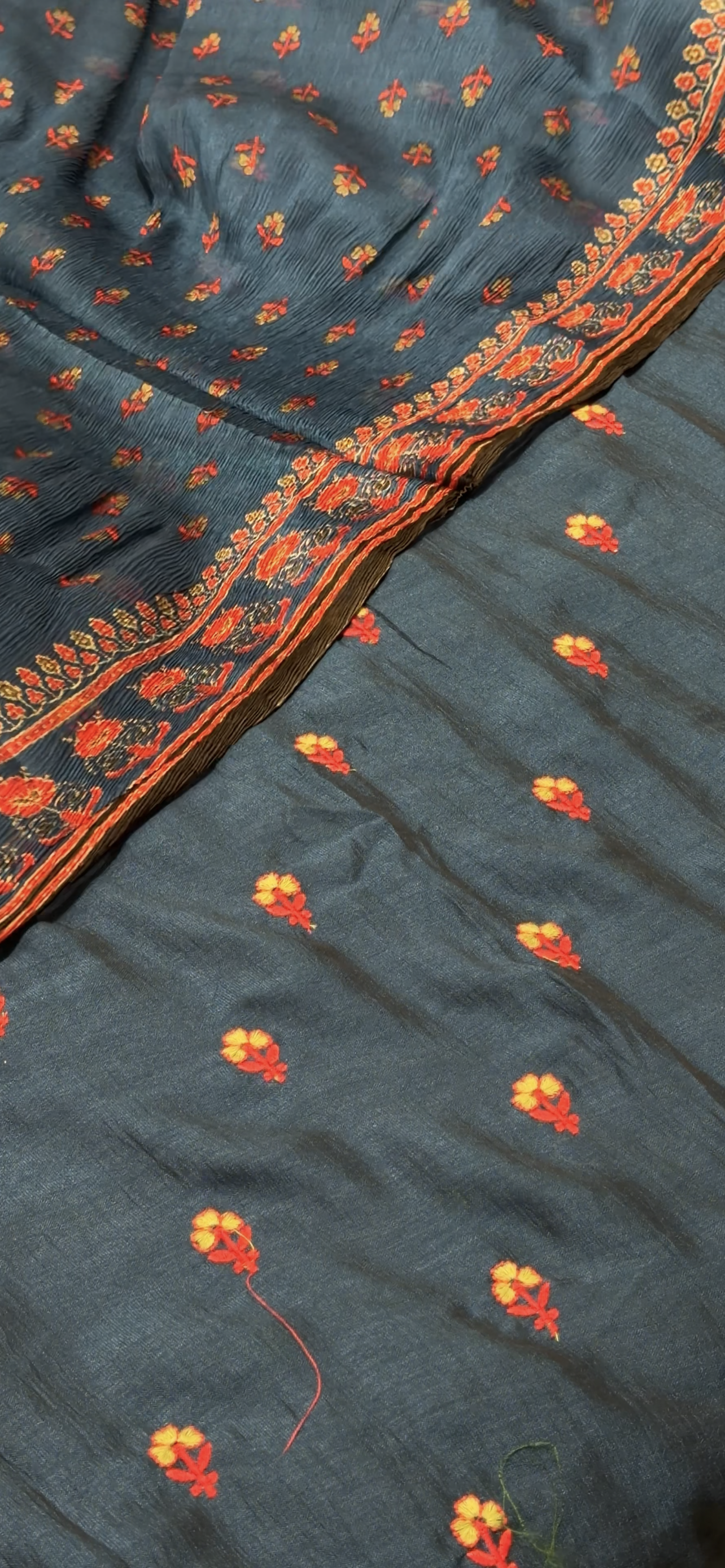 SEMI RAW SILK UNSTITCHED SALWAR SUITS - IHA 34307
