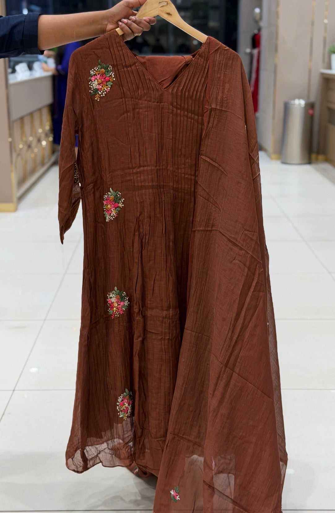 PARTY WEAR TOP,BOTTOM AND DUPATTA - IHA 35423
