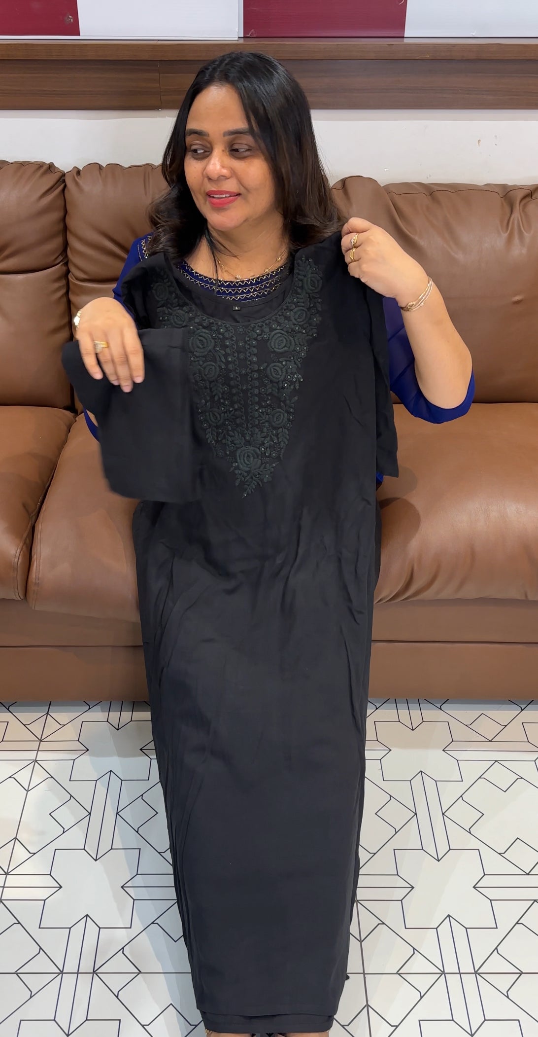 COTTON RAYON TOP AND BOTTOM - IHA 28191