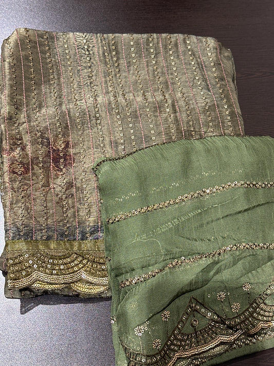 OFFER SALES UNSTITCHED SALWAR SUITS -  IHA 34123