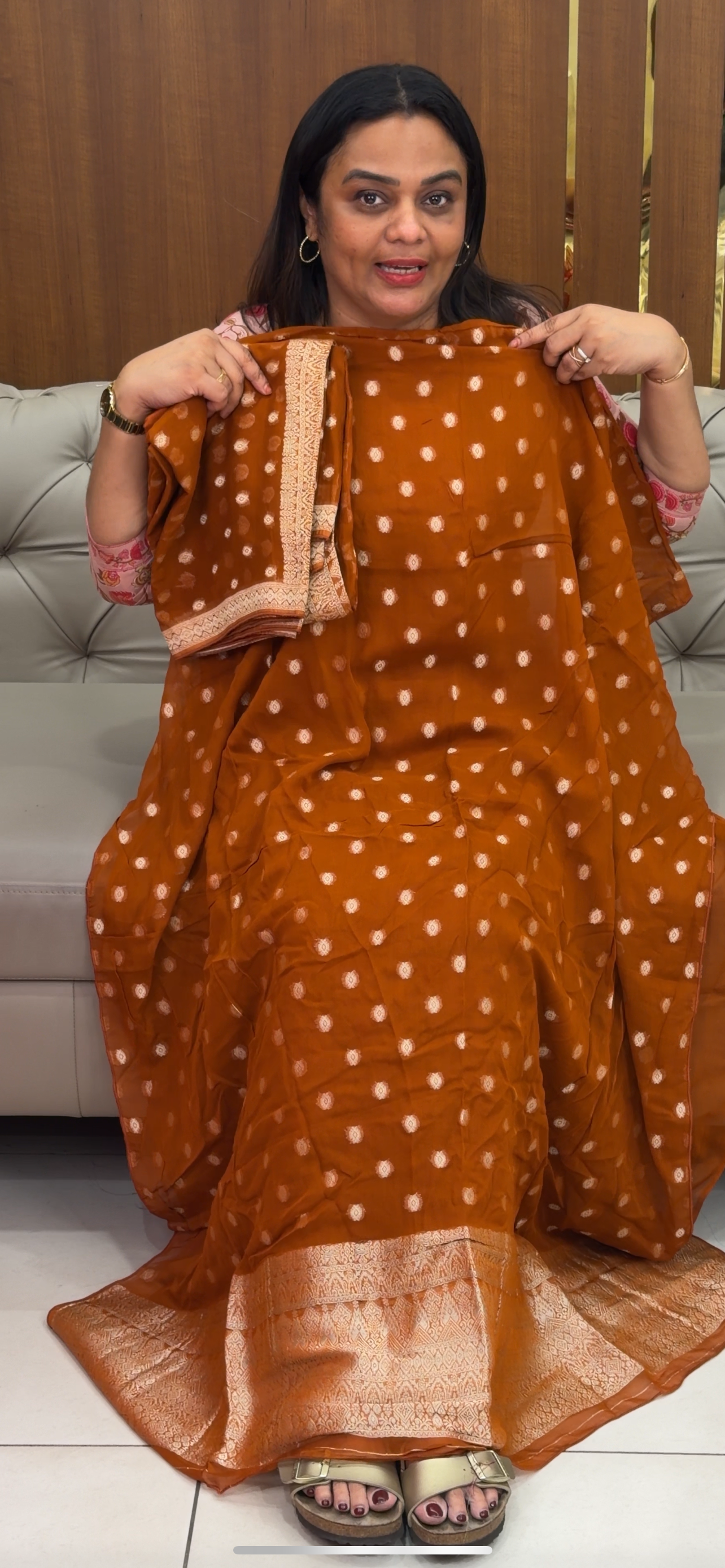 BANARASI UNSTITCHED SALWAR SUITS - IHA 30344